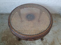 Chippendale Coffee Table (Glass top)