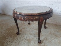 Chippendale Coffee Table (Glass top)