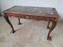 Chippendale Coffee Table (Marble top)