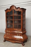 Vitrine (Large) Chippendale Belgium Walnut 1920