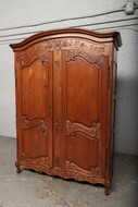 Armoire / Wardrobe Country French Belgium Oak 1920
