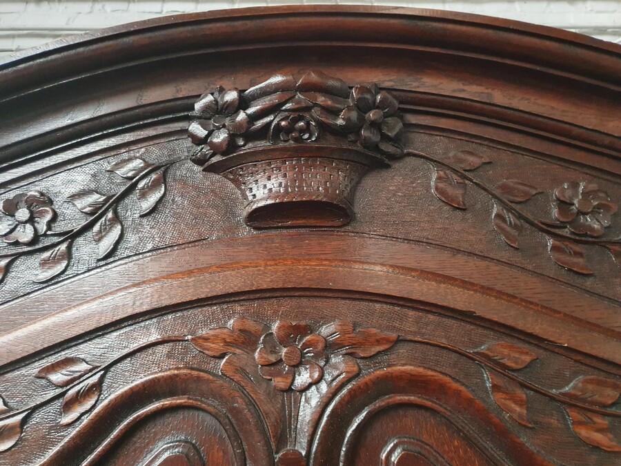 Country French Bonnetiere cabinet