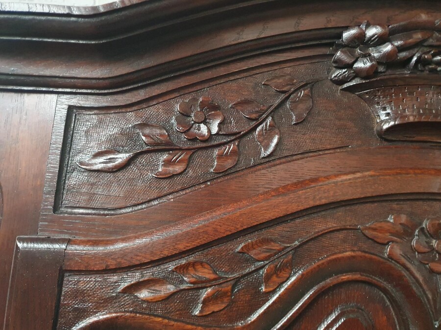 Country French Bonnetiere cabinet