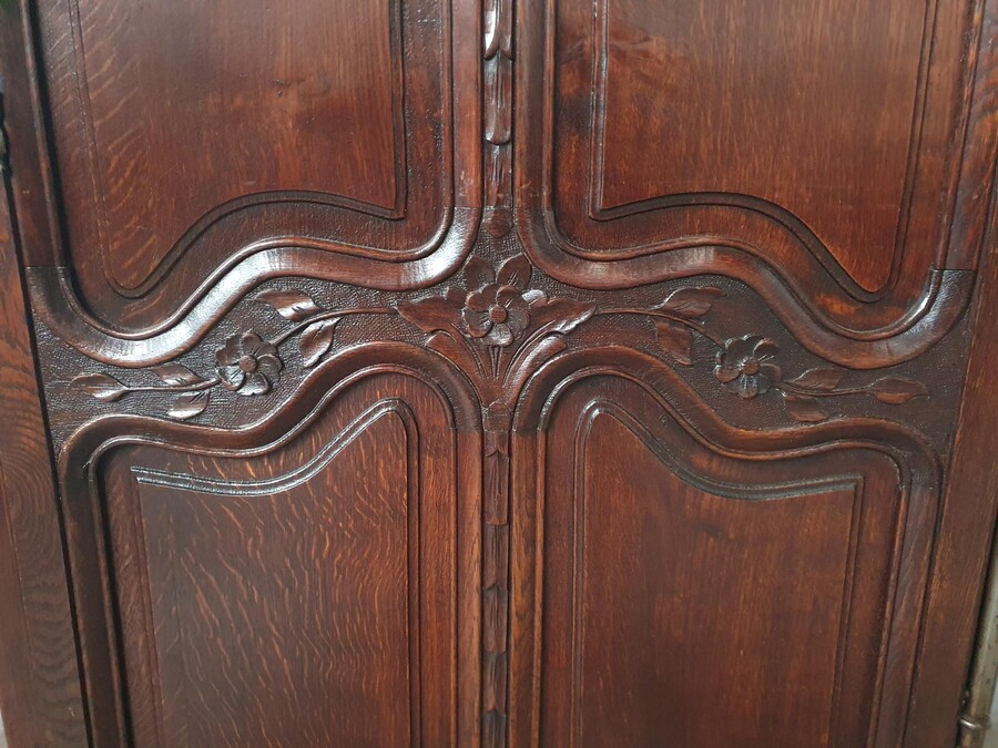 Country French Bonnetiere cabinet