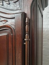 Country French Bonnetiere cabinet