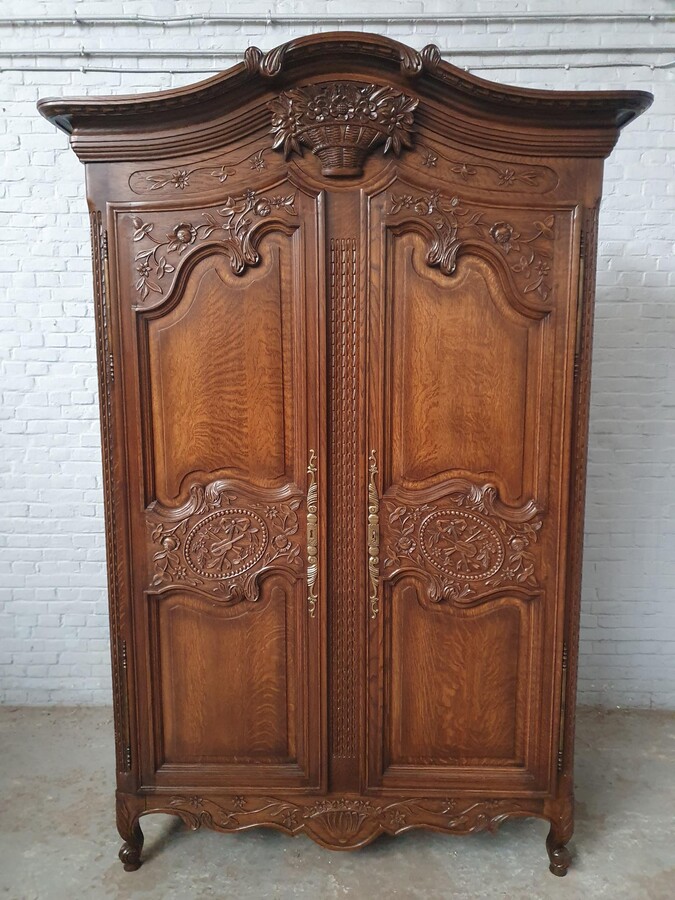 Country French Bridle Armoire