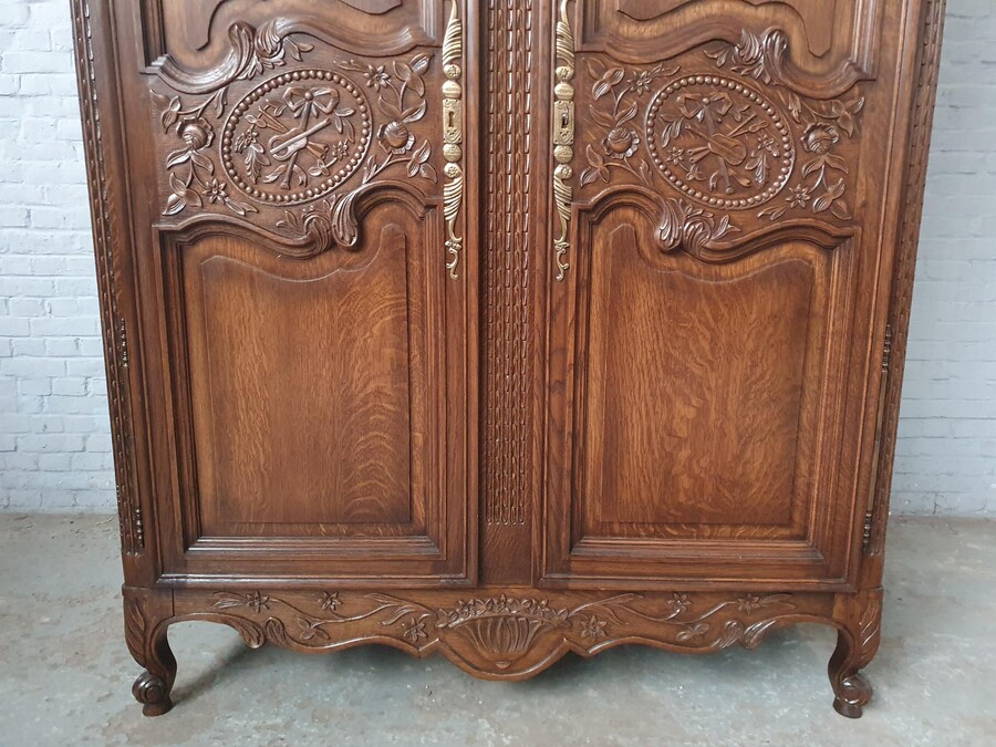 Country French Bridle Armoire
