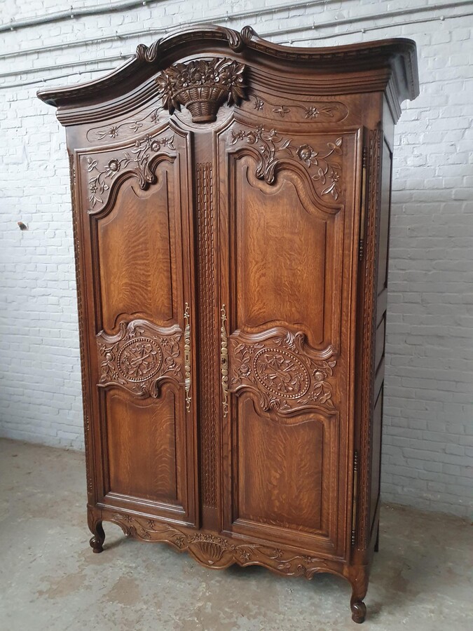 Country French Bridle Armoire