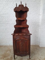 Country French Corner cabinet