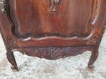 Country French Corner cabinet