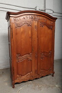 Armoire Country French (Louis XV) Belgium Oak 1900