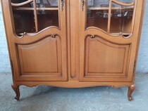 Country French (Louis XV) Bookcase/Vitrine