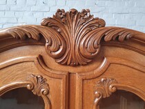 Country French (Louis XV) Bookcase/Vitrine