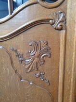 Country French (Louis XV) Bookcase/Vitrine