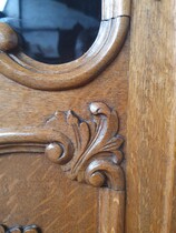 Country French (Louis XV) Bookcase/Vitrine