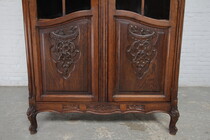 Country French (Louis XV) Bookcase/Vitrine