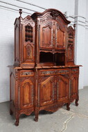 Country French (Louis XV) Vaisselier cabinet