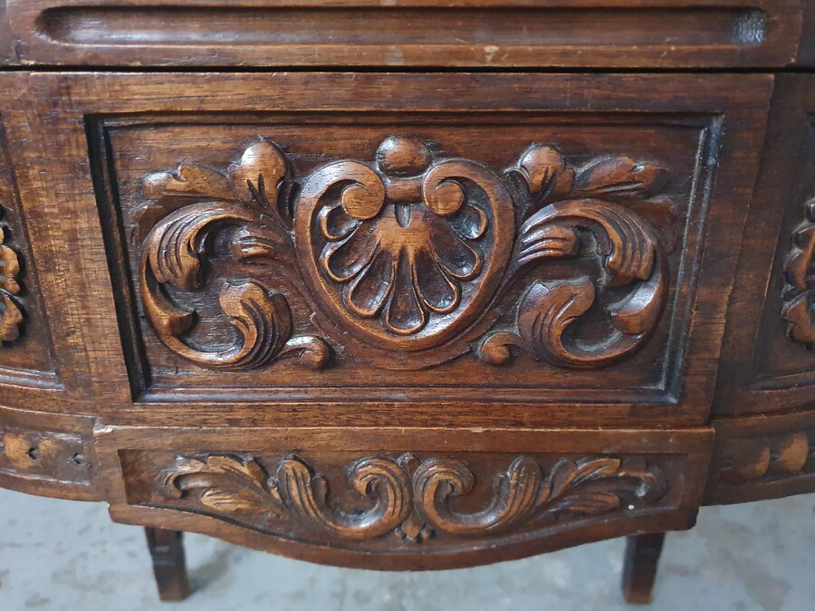 Country French (Louis XVI) Chest of Drawers (marble top)