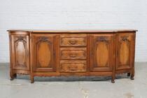 Sideboard Country French Belgium Oak 1920
