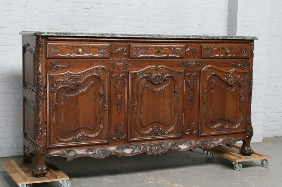 Country French Sideboard (marble top)
