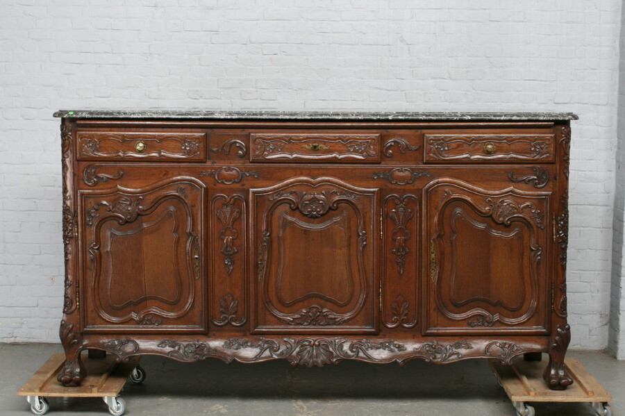 Country French Sideboard (marble top)