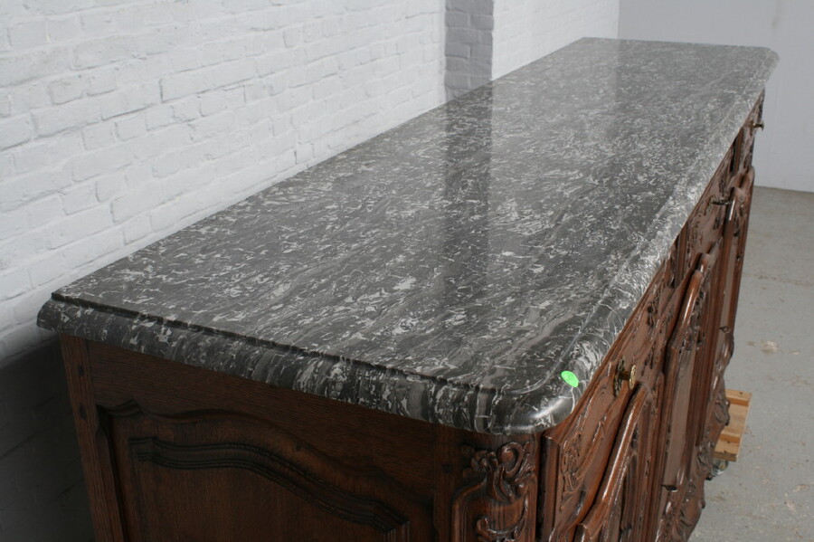 Country French Sideboard (marble top)
