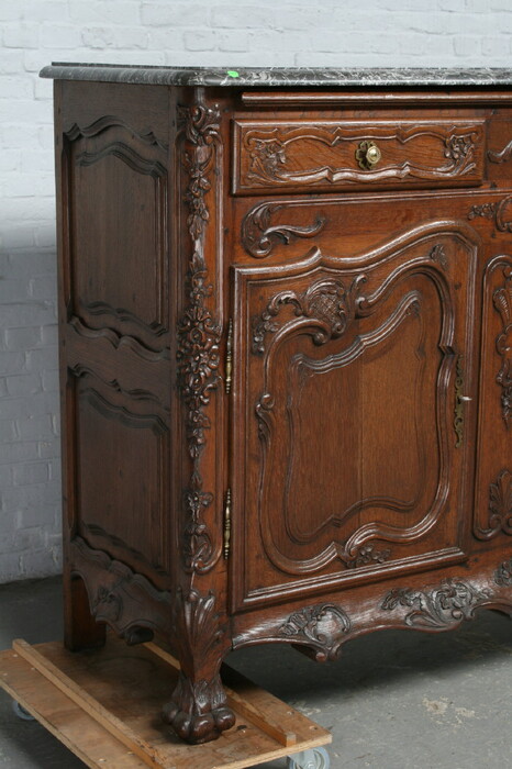 Country French Sideboard (marble top)