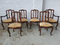 Country French Table +  6 chairs