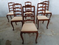 Country French Table +  6 chairs