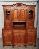 Country French Vaisselier Cabinet