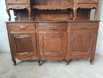Country French Vaisselier cabinet