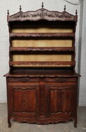 Vaisselier Cabinet Country French France Oak 1900