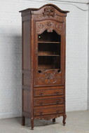 Vitrine (Display Cabinet) Country French France Oak 1890
