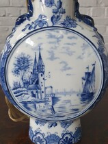 Delft Table lamps (pair)