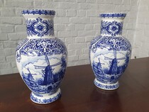 Delft Vases (pair)