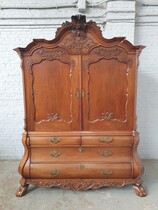 Dutch Chippendale Cabinet