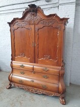Dutch Chippendale Cabinet