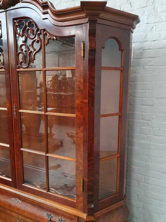 Dutch Chippendale Vitrine (Display Cabinet)