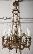 Chandelier Empire France Bronze 1920