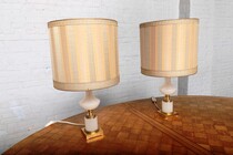 Empire Table lamps (pair)