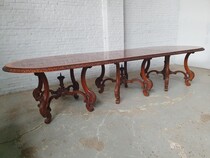 English Large Table + 8 chairs