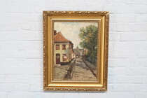 Painting Flemish Belgium Canvas 1930