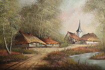 Flemish style Painting (Signed)