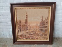 Flemish Tapisserie in Frame