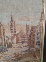 Flemish Tapisserie in Frame