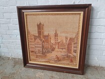 Flemish Tapisserie in Frame