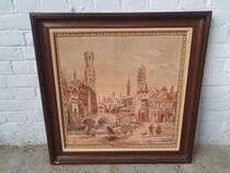 Flemish Tapisserie in Frame