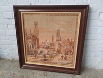 Flemish Tapisserie in Frame