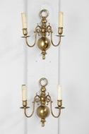 Wall sconces Flemish Belgium Bronze 1920