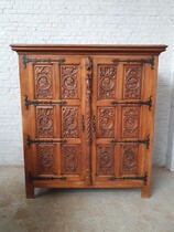 Cabinet Gothic Belgium (Mechelen) Oak 1920